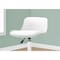 Monarch Specialties Office Chair, Adjustable Height, Swivel, Ergonomic, Computer Desk, Work, Juvenile, Metal, White I 7463 - alternate 2